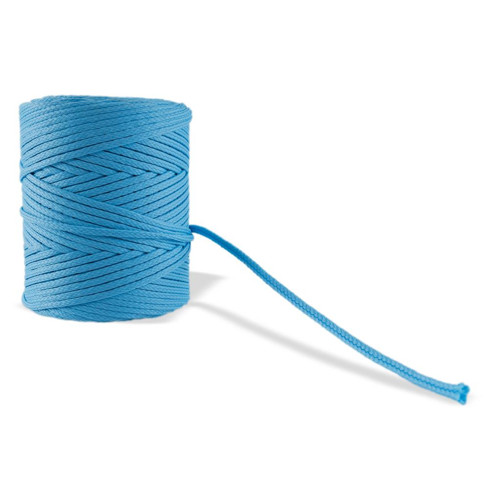 Oděvní šňůra - světle modrá 100% Polyester, 4 mm