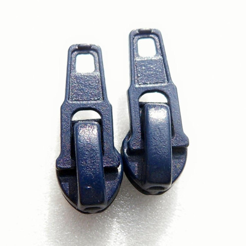 Jezdec pro zip 3 mm tmavě modrý - 2 ks