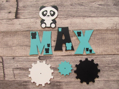 Dřevěná písmenka MAX 10 cm — foto 1