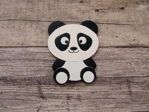 Dřevěná panda 10 cm