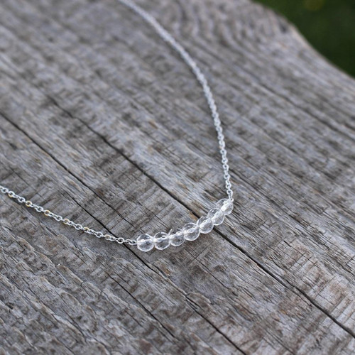 Quiam • křišťál, nerez. ocel — foto 1