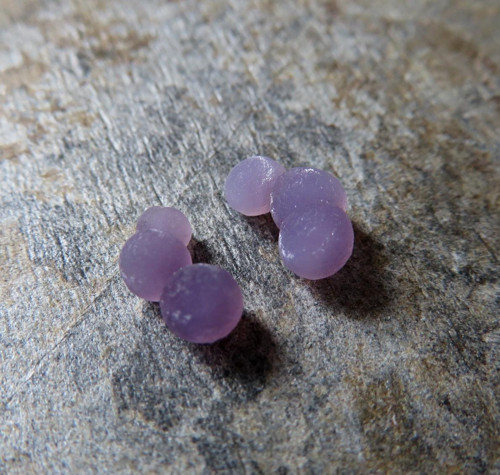 Třpytivý Grape Chalcedon Indonésie, pár č.1 — foto 1