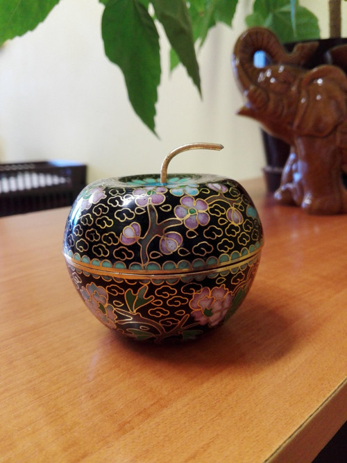 Cloisonné šperkovnička — foto 1