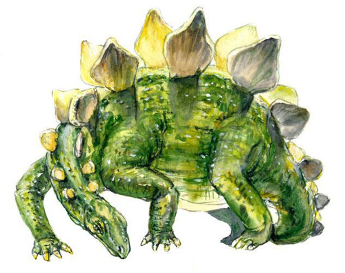Stegosaurus - nažehlovačka