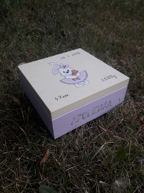 Malovaná krabička pro miminko — foto 1