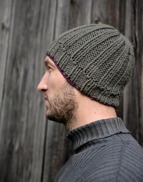 Šedá pánská čepice merino/akryl — foto 1