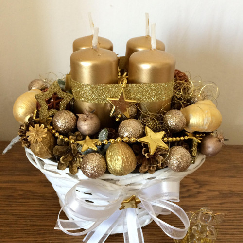 Adventní svícen s andílkem — foto 1