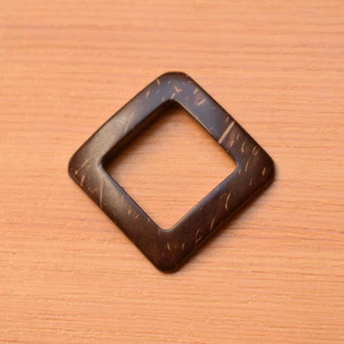Kokosový čtverec - 3cm - přírodní