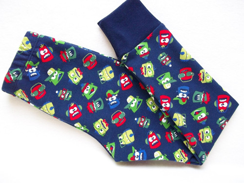 Legínky unisex - Příšerky v. 86,92