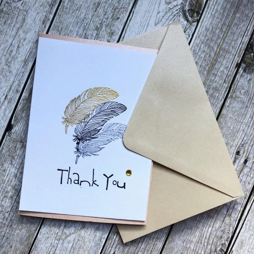 Thank you s peříčky — foto 1
