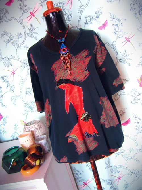 Triko etno oversize — foto 1