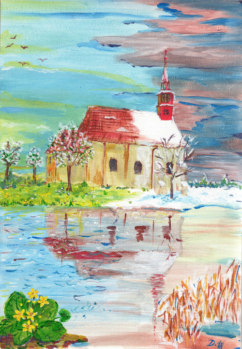 Pohlednice "Bylo nebylo - Přichází jaro"