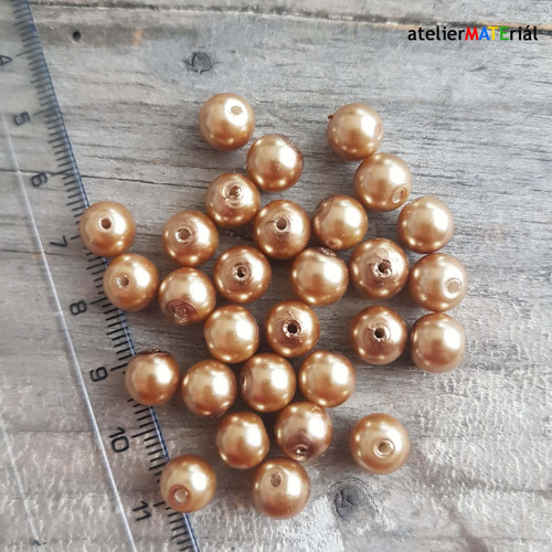 Voskové perle 8 mm 30ks