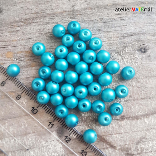 Voskové perle 6 mm 40ks — foto 1
