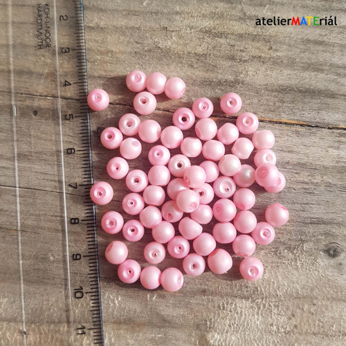 Voskové perle 6 mm 63ks