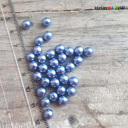 Voskové perle 6 mm 32ks
