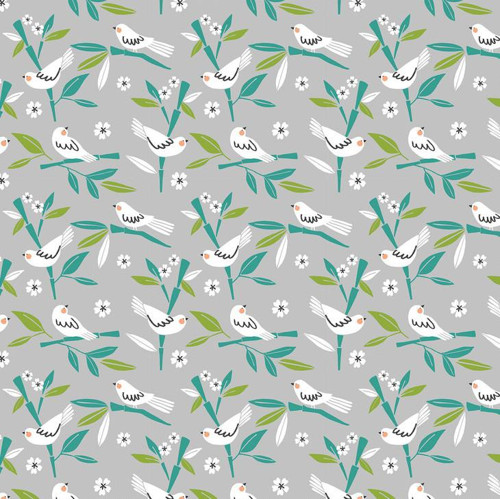 Panda-rama - Love Bird grey