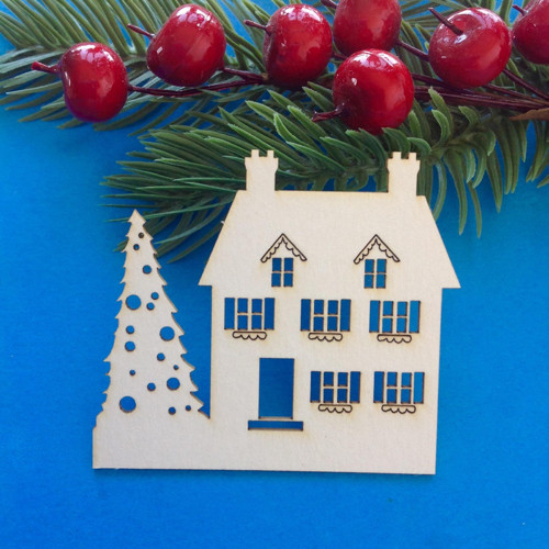 Vanoční dekorace , chipboard — foto 1
