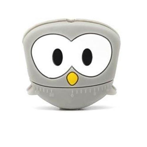 Kousátko silikonové SOVIČKA 3cm (1ks) - gray — foto 1