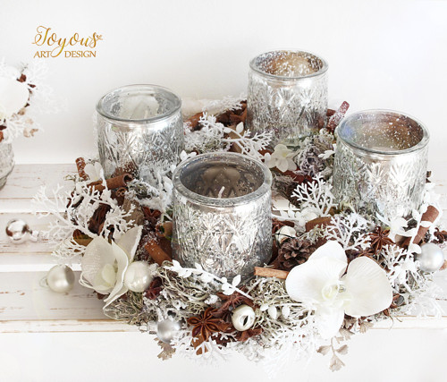 Luxusní adventní věnec — foto 1