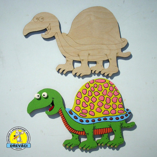 Výřez na kreativní dotvoření - ŽELVA KV0223