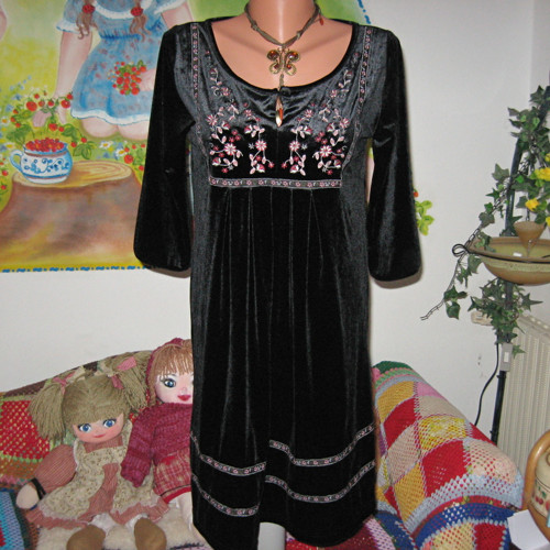 Sametová tunika nadčasová 13315 — foto 1