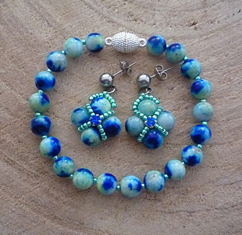 Souprava Blue Tones (jadeit) — foto 1