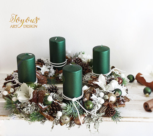 Voňavý adventní věnec — foto 1