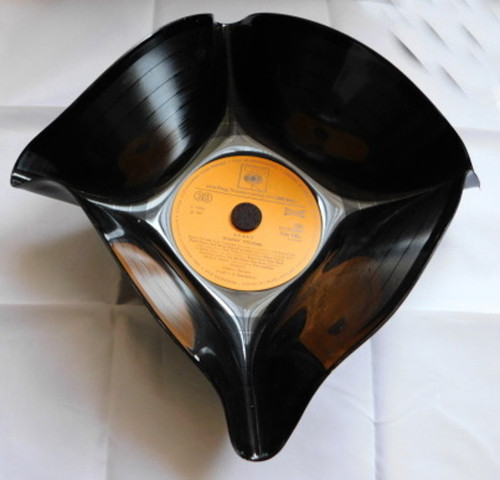 Retro miska z LP desky — foto 1