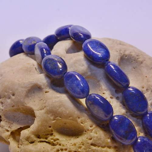 LA236 Lapis lazuli - ovál 12x9 mm — foto 1