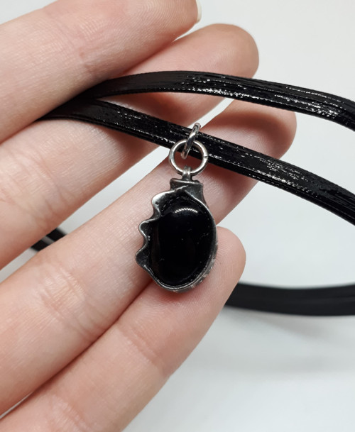 Choker s černým onyxem — foto 1