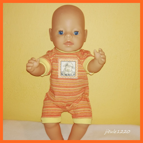 Overal pro holčičku 43 cm — foto 1