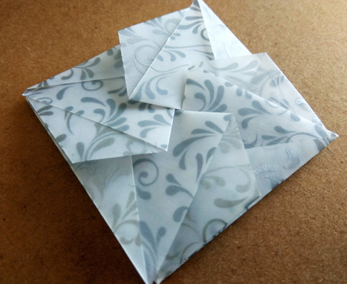 Origami obálka (ornamenty)