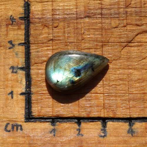 Kabošon Labradorit 26x17x7mm — foto 1