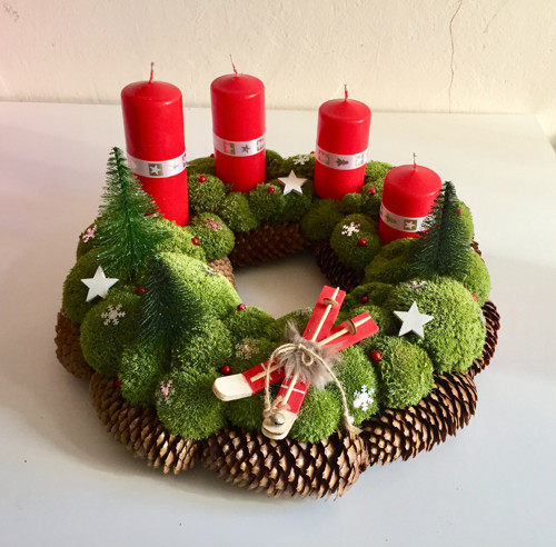 Adventní věnec. — foto 1