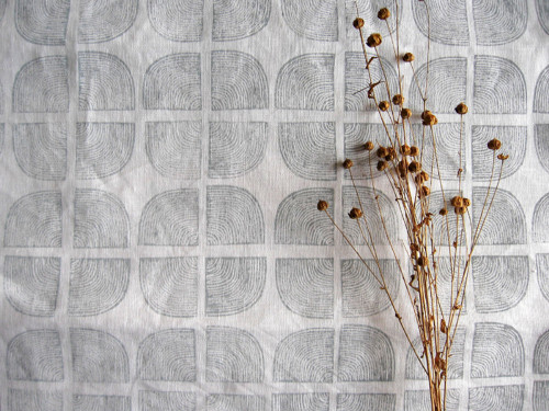 Lněný panel obloučky — foto 1
