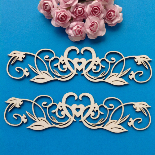 Dekorace 2 ks, chipboard — foto 1
