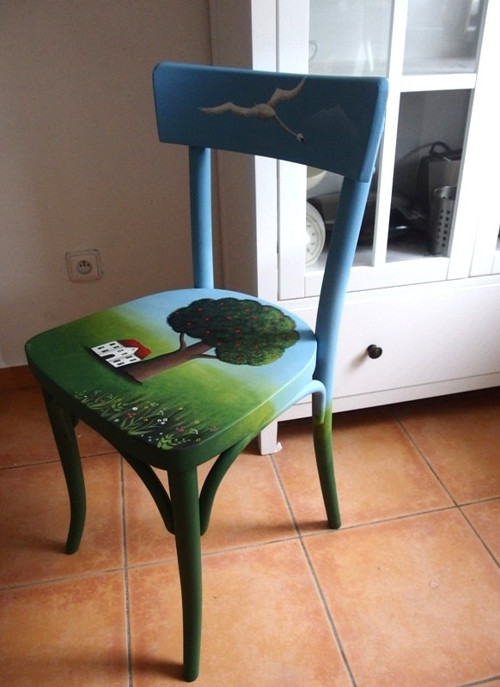 Posezení na jabloni — foto 1
