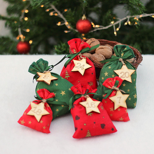 Adventní kalendář k naplnění, adventní pytlíčky