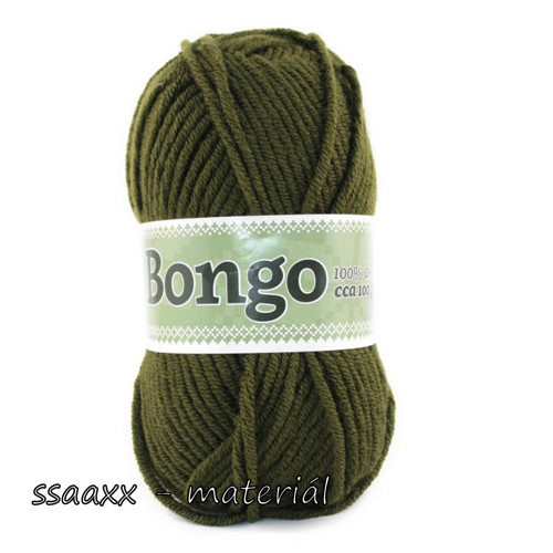 Příze BONGO ~ tmavě zelená 977 — foto 1