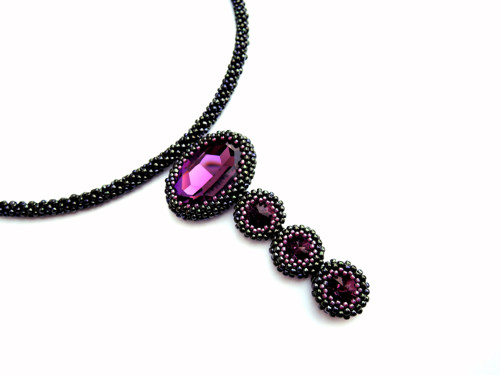 Náhrdelník Amethyst dream Swarovski — foto 1
