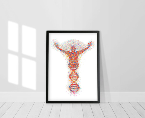 Lidská DNA - Tisk na grafický papír — foto 1