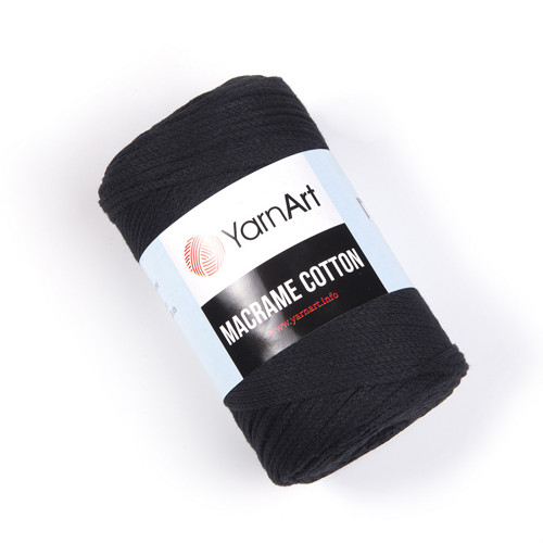 Příze Macrame Cotton - černá — foto 1
