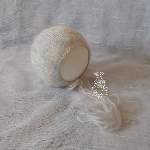 Moherová newborn čepička — foto 1