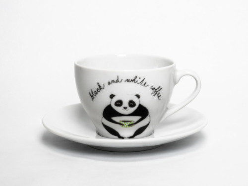 Šálek 200 ml - Black and white coffee — foto 1