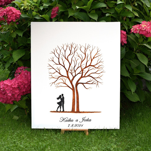Svatební dvojstrom - 50x60
