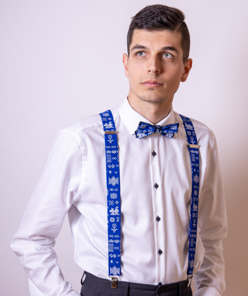 Set Motýlek a Šle - modročerná