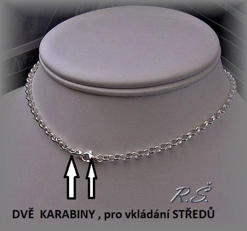 Sestav si svůj náhrdelník ZAKLADNÍ ŘETIZEK HRÁŠEK