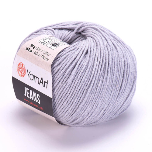 Příze Jeans - světlounce šedá