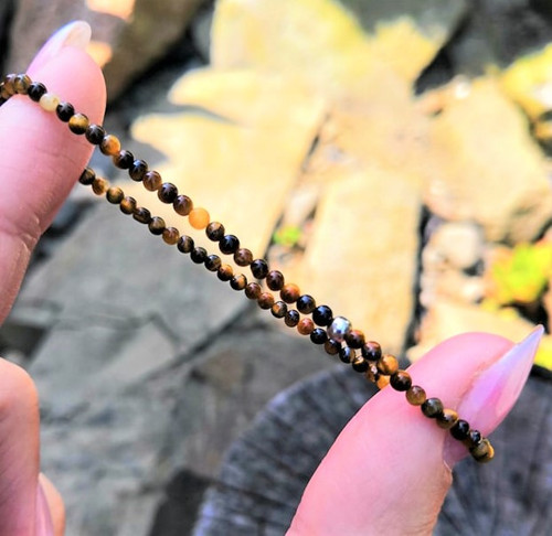 Nejjemnější tygří oko*minimalistický náramek*ocel